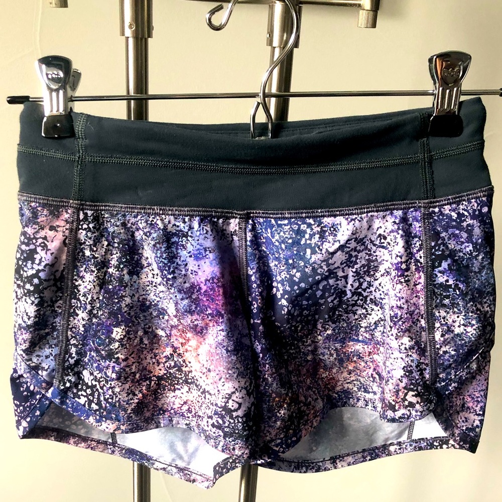 EUC Girls Ivivva by Lululemon “Speedy” Shorts Size 8